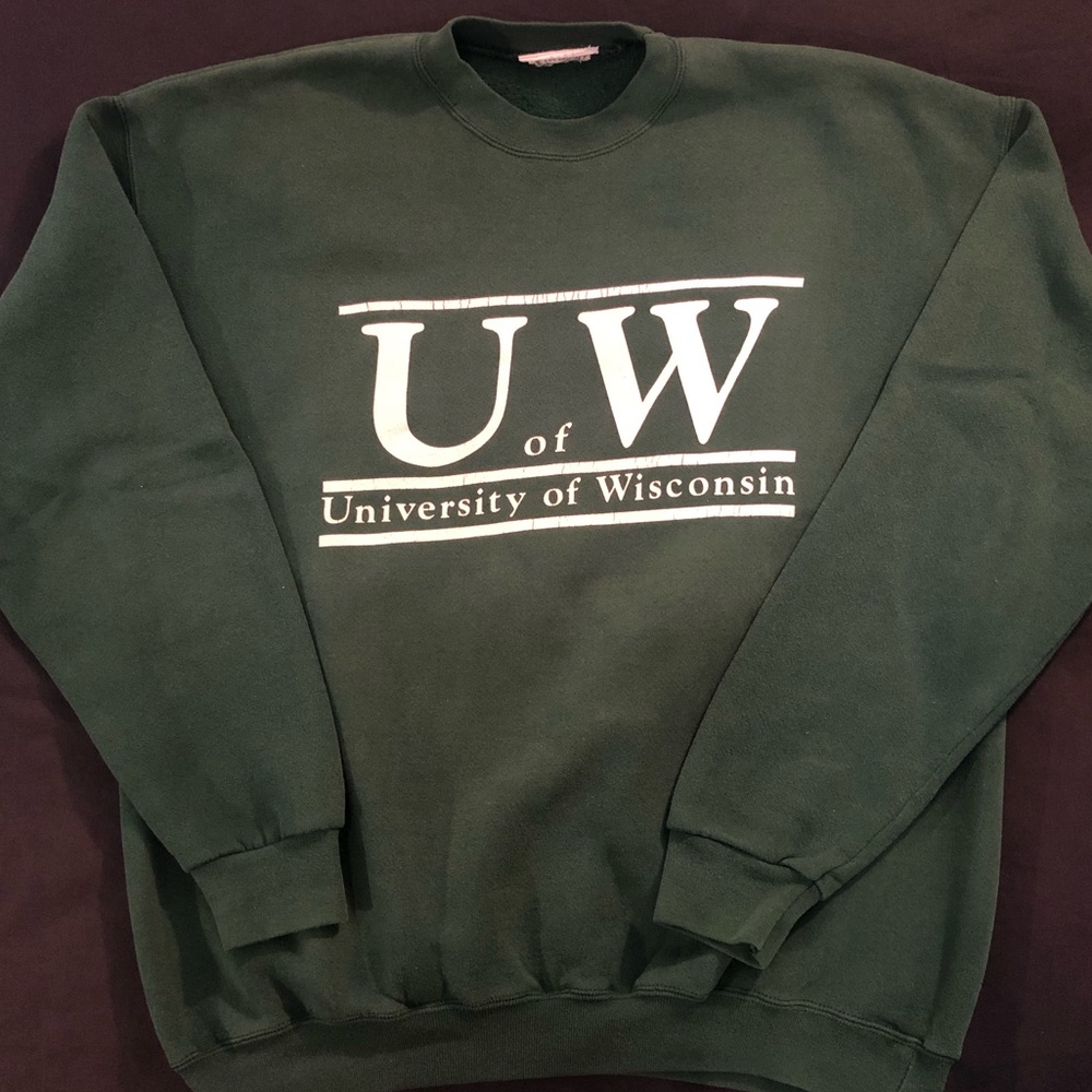 *VINTAGE* Univ of Wisconsin Crewneck Sweatshirt